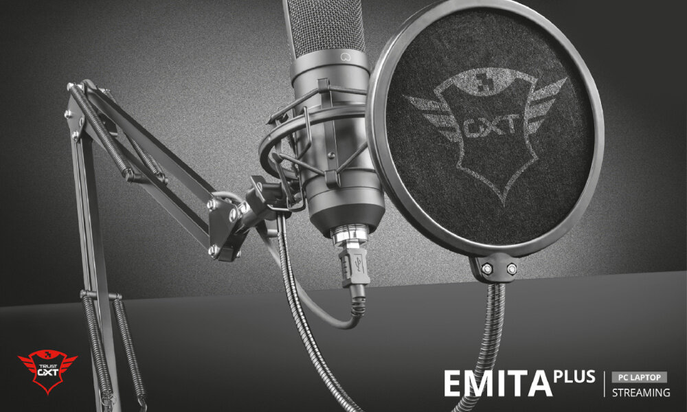 MIKROFON TRUST GXT 252+ EMITA PLUS STREAMINGOWY 22400