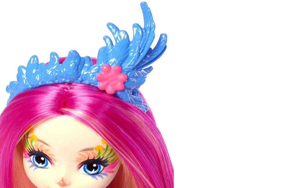 MATTEL-ENCHANTIMALS-PAPUGA znak peeki parrot opaska piórko księżniczka przyjaciółka papużka