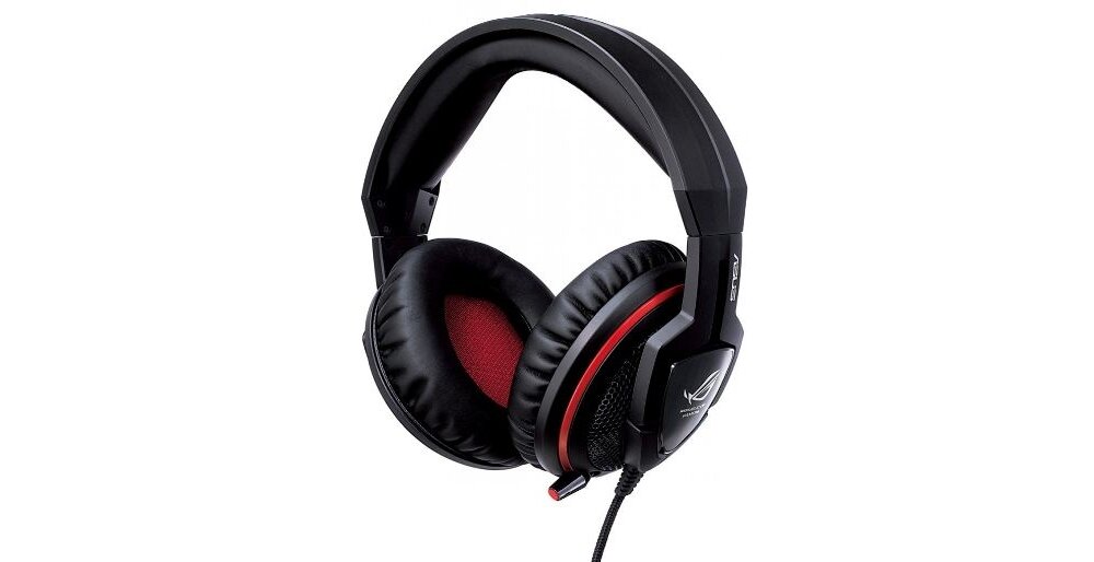 Słuchawki ASUS Orion mikrofon kabel dźwięk muzyka basy tony zakres przetwornik 