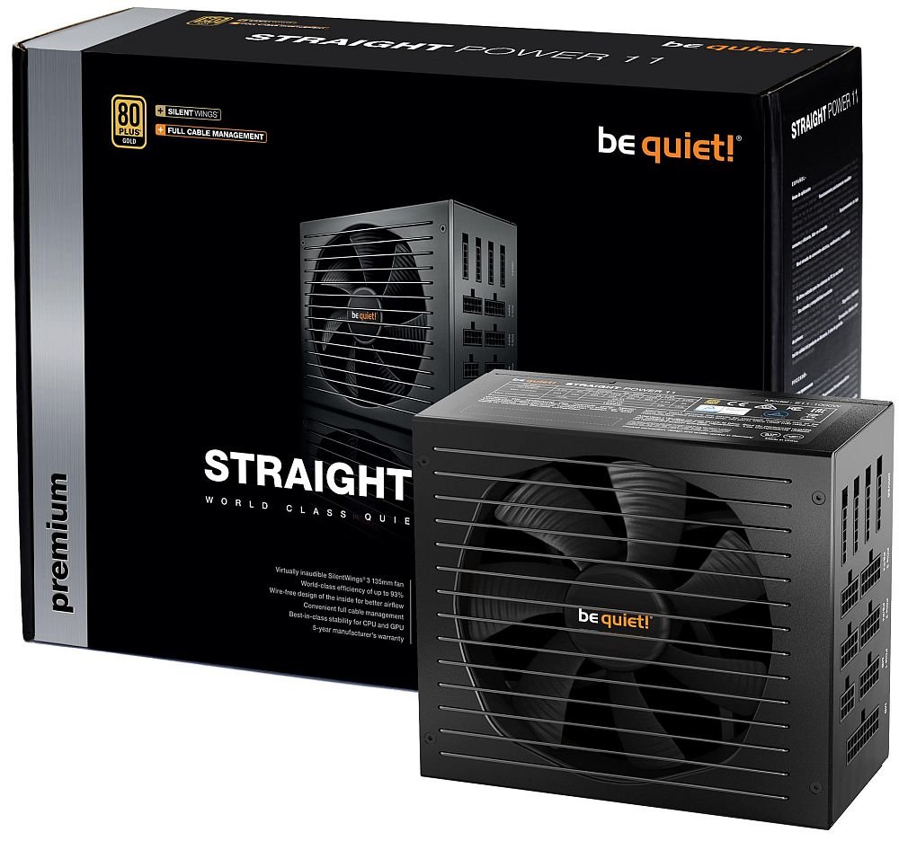 Zasilacz BEQUIET STRAIGHT POWER 11 kondensatory