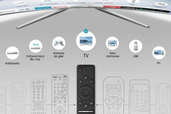 Samsung Jeden pilot do większości urządzeń. Smart Control