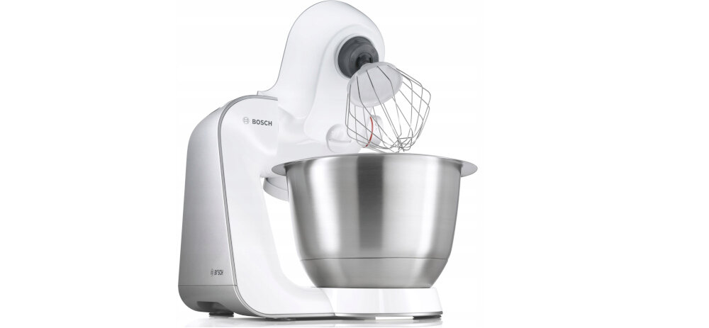 Robot kuchenny BOSCH MUM58258 1000W z blenderem kielichowym unoszone ramie komfort nacisniecie jednego guzika