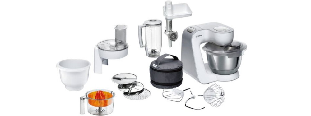 Robot kuchenny BOSCH MUM58258 1000W z blenderem kielichowym zestaw koncowek