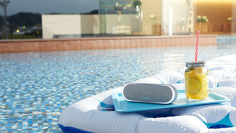 Głośnik mobilny SONY SRS-XB20  - wodoodporność