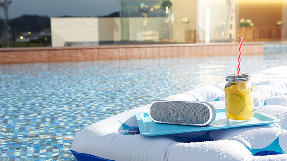 Głośnik mobilny SONY SRS-XB20  - wodoodporność