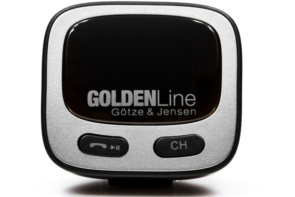 Transmiter FM GÖTZE & JENSEN Golden Line FT002 wyglad front wyswietlacz przyciski