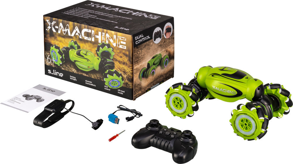Samochod zdalnie sterowany S-LINE X-Machine RCC301 zestaw opakowanie