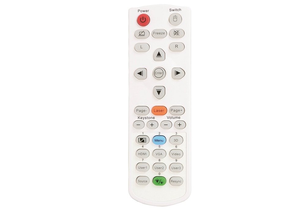 Projektor Optoma EH461 - wygodna obsługa pilot