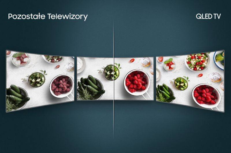 Samsung Q Viewing Angle szeroki kąt widzenia. Każde miejsce do oglądania ulubionego filmu jest dobre