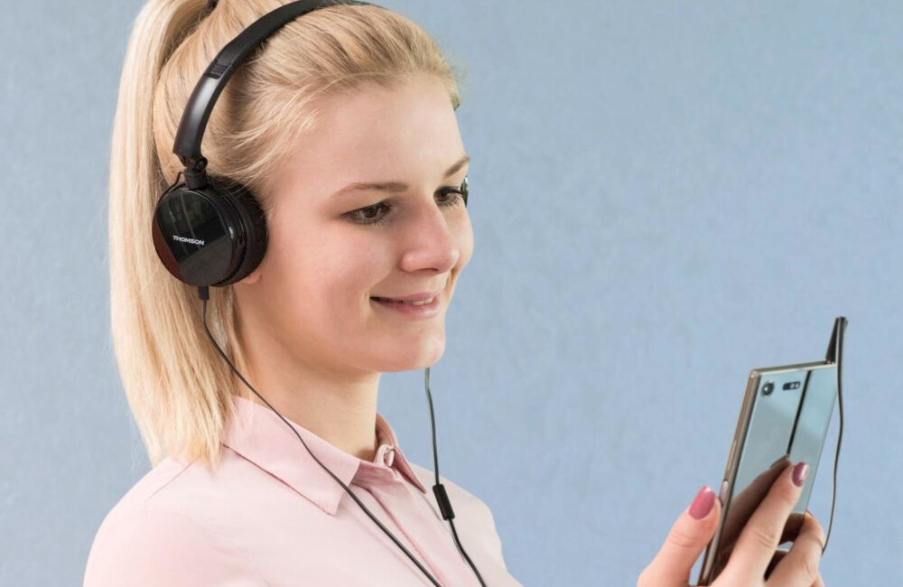 Słuchawki THOMSON HED2207 słuchawki pałąk kabel