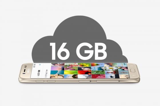 Samsung Duża pojemność pamięci wewnętrznej smartfona (16 GB). Łatwo rozszerzysz aż o 256 GB Samsung Duża pojemność pamięci wewnętrznej smartfona (16 GB). Łatwo rozszerzysz aż o 256 GB