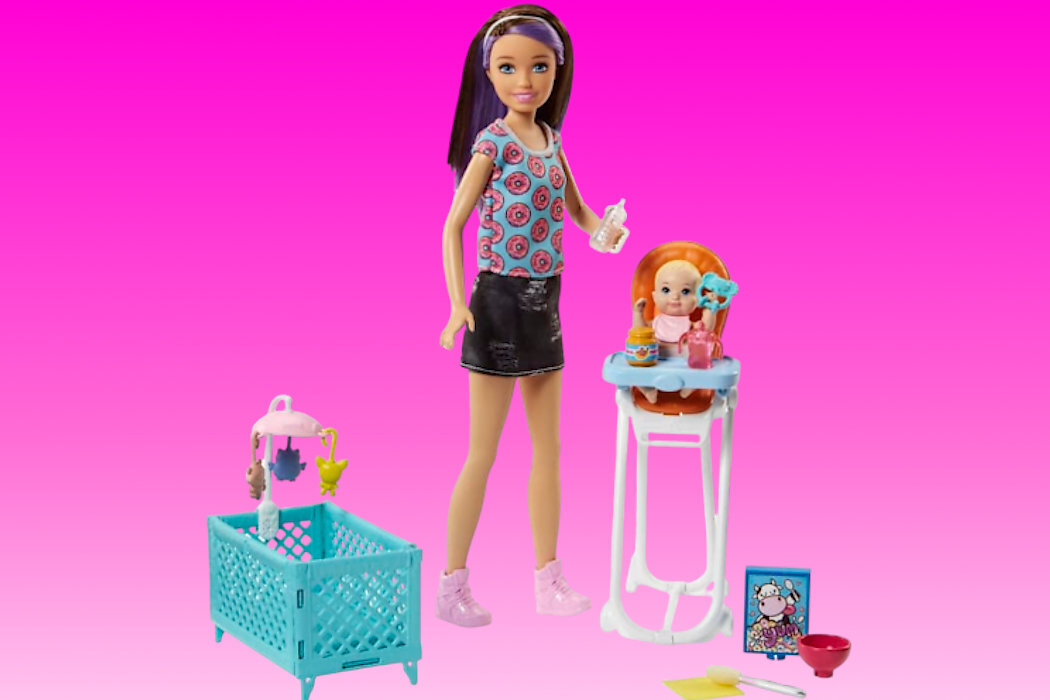Lalka Barbie MATTEL Skipper Opiekunka zestaw