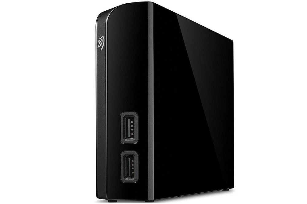 Dysk SEAGATE Backup Plus Hub 10TB HDD - optymalne wymiary 198 x 118 x 41 mm waga 1060g format 3.5 cala 