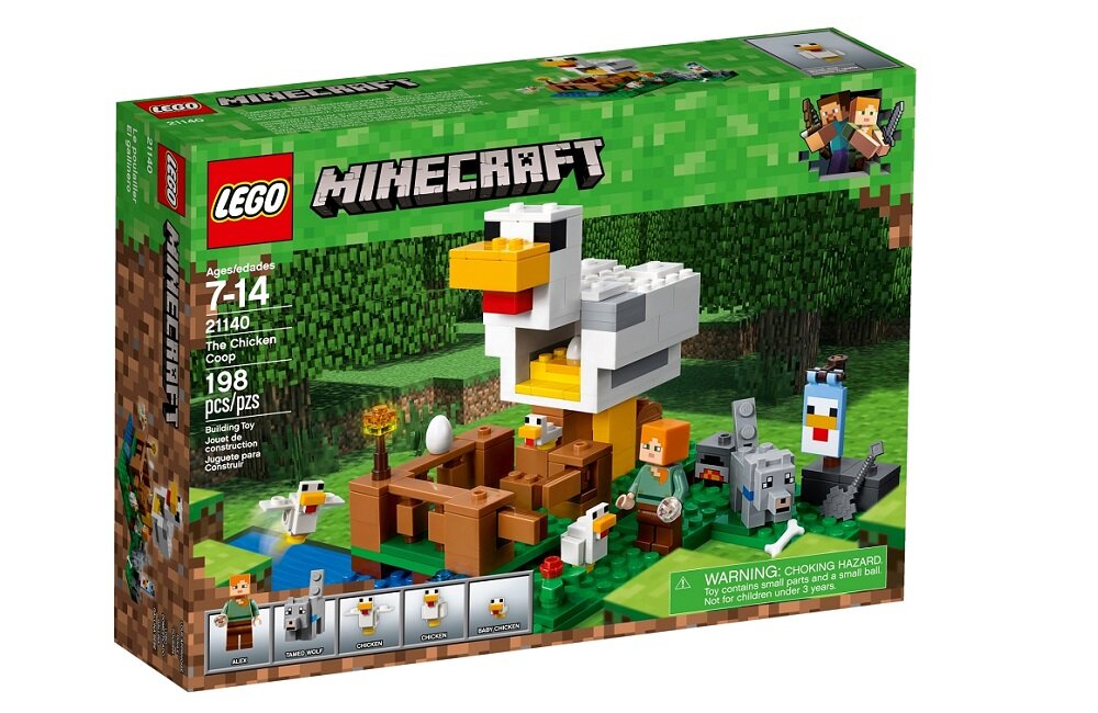 LEGO Minecraft Kurnik 21140 klocki kreatywna zabawa