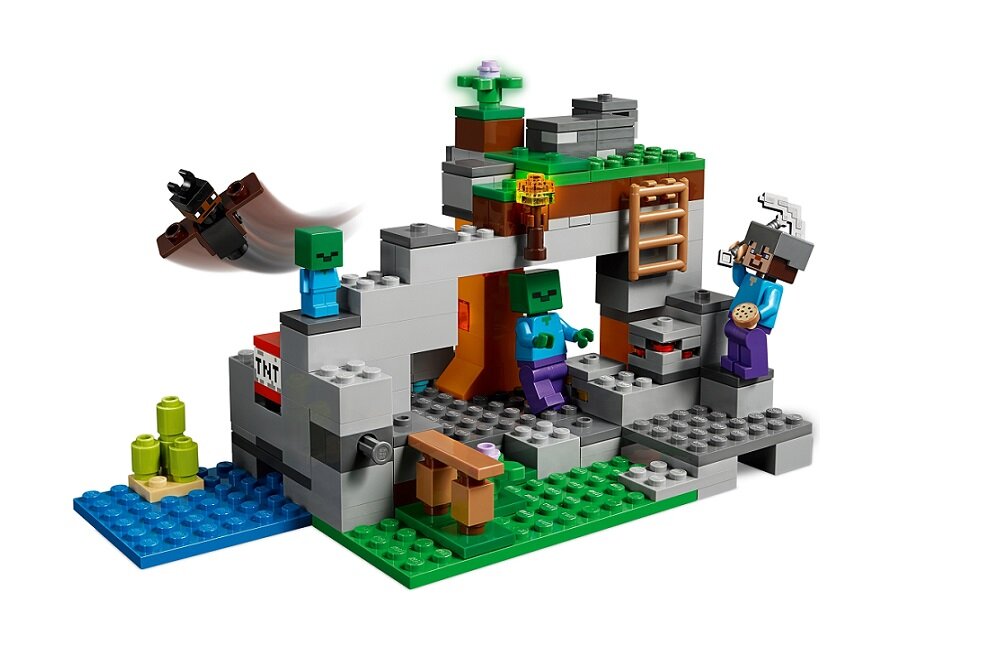 LEGO Minecraft Jaskinia zombie 21141 kreatywna zabawa prawidłowy rozwój merytoryczny dziecka klocki figurki minifigurki zestaw