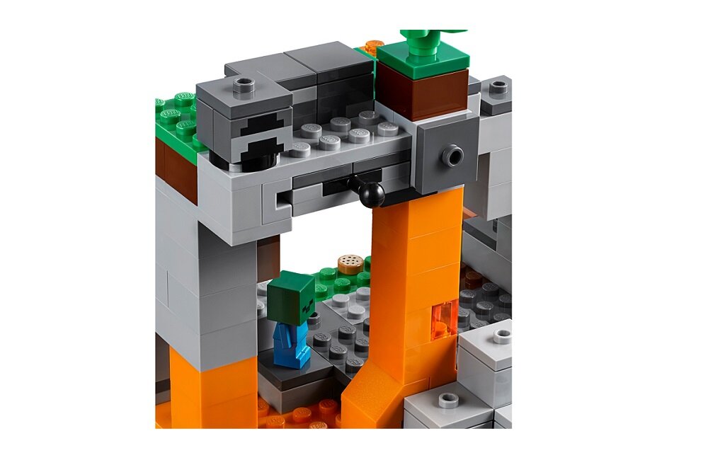 LEGO Minecraft Jaskinia zombie 21141 kreatywna zabawa prawidłowy rozwój merytoryczny dziecka klocki figurki minifigurki Akcesoria