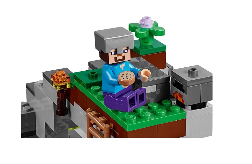 LEGO Minecraft Jaskinia zombie 21141 kreatywna zabawa prawidłowy rozwój merytoryczny dziecka klocki figurki minifigurki wytrzymałość bezpieczeństwo