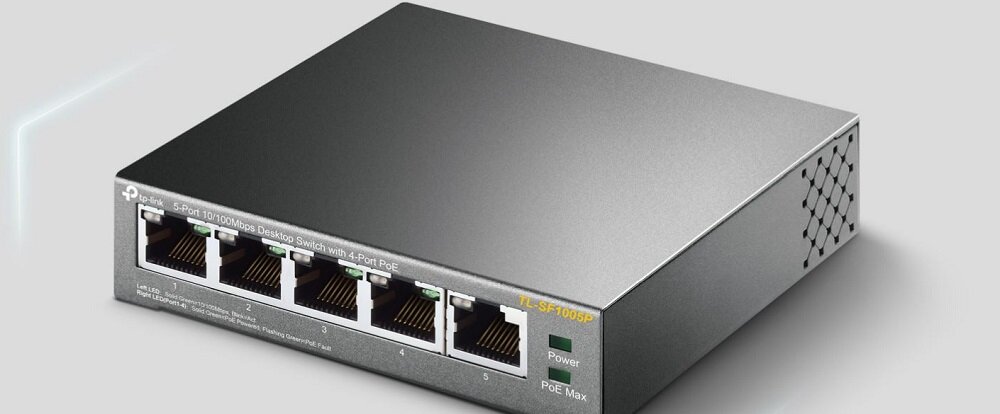 Switch TP-LINK TL-SF1005P - Funkcja PoE