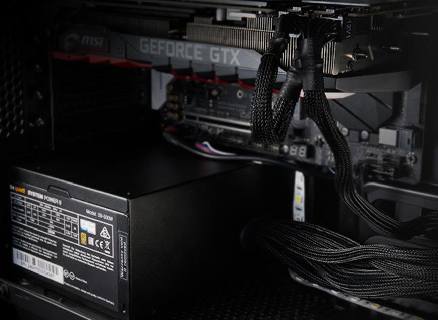 Zasilacz BE QUIET! System Power 9 400W - jakość przewodów