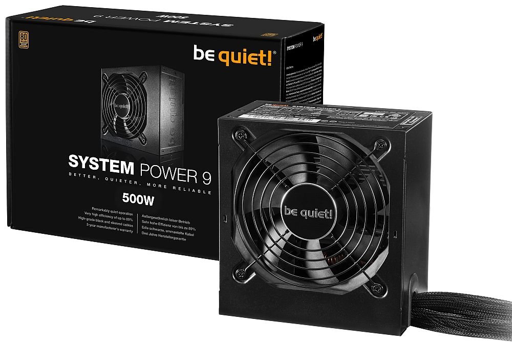 Zasilacz BE QUIET! System Power 9 500W - Zasilacz ATX