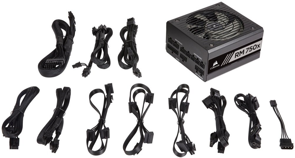 Zasilacz CORSAIR RM750X 750W Gold - Modularna konstrukcja