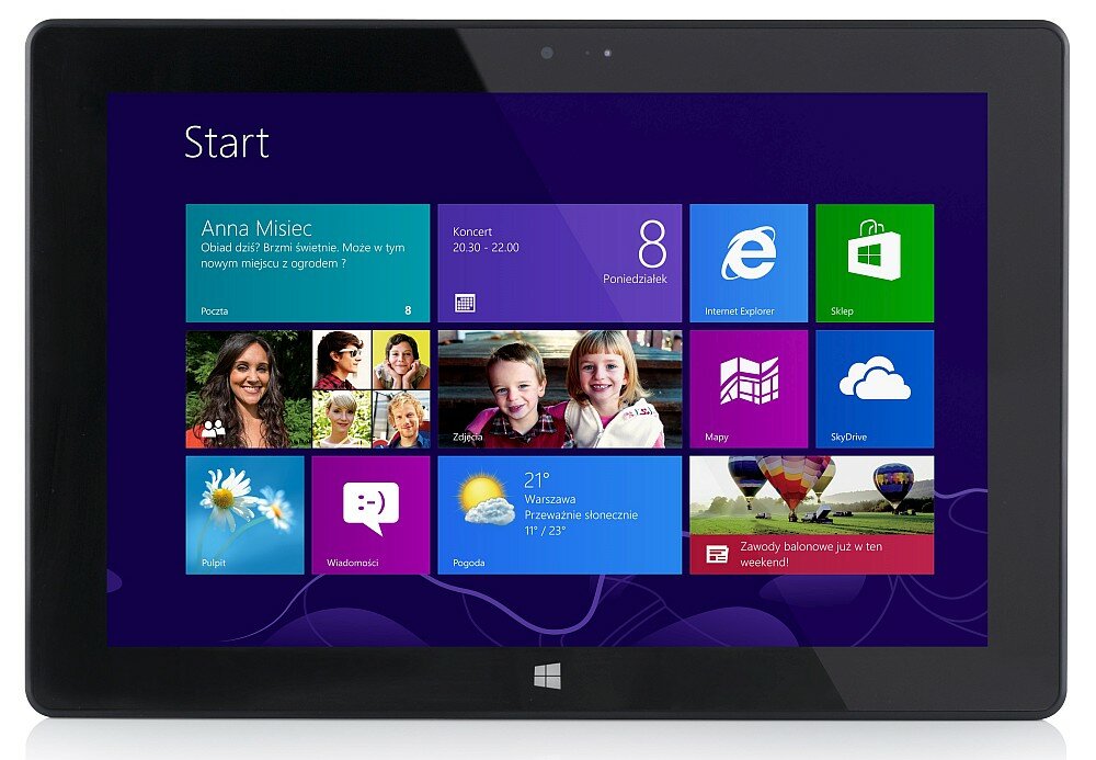 Tablet MODECOM FreeTab 1010  ekran bateria aparat ram pamięć pojemność rozdzielczość dźwięk system 