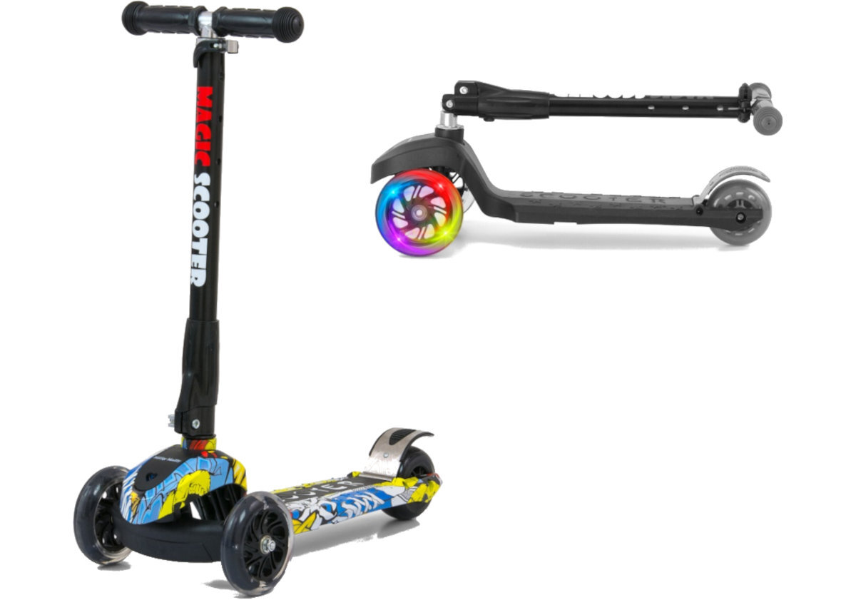 Hulajnoga dla dzieci MILLY MALLY Magic Scooter uchwyty stabilność płynność