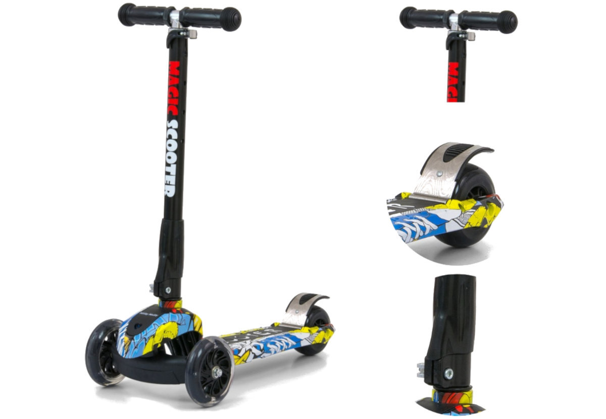 Hulajnoga dla dzieci MILLY MALLY Magic Scooter wygoda użytkowanie