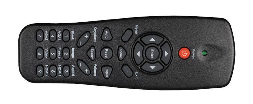 PROJEKTOR OPTOMA HZ40UST pilot baterie zestaw