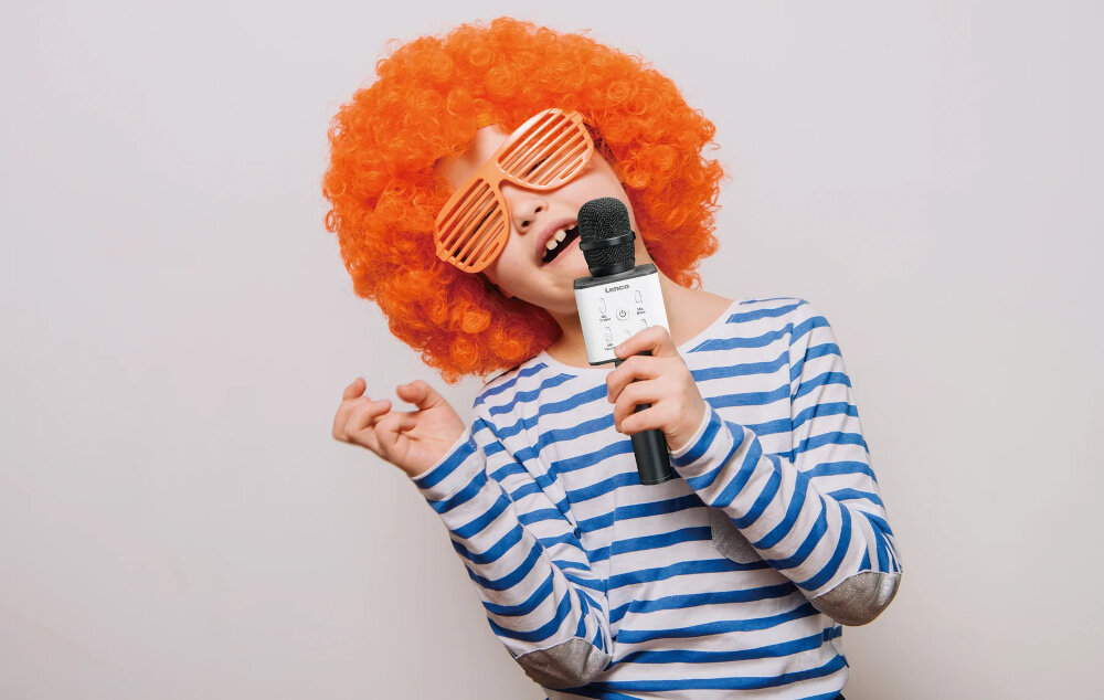 Mikrofon z głośnikiem LENCO BMC-080 moc głośnik śpiewanie impreza