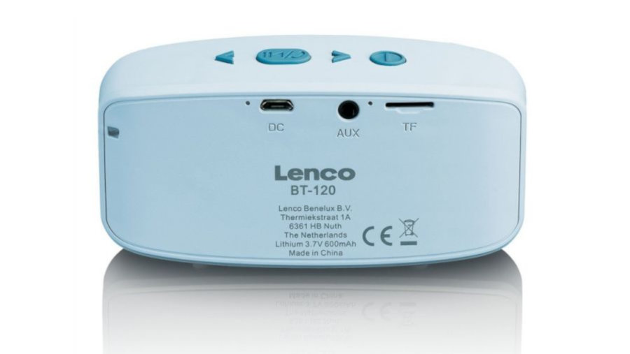 Głośnik Mobilny LENCO BT 120 Niebieski - Karta Pamięci