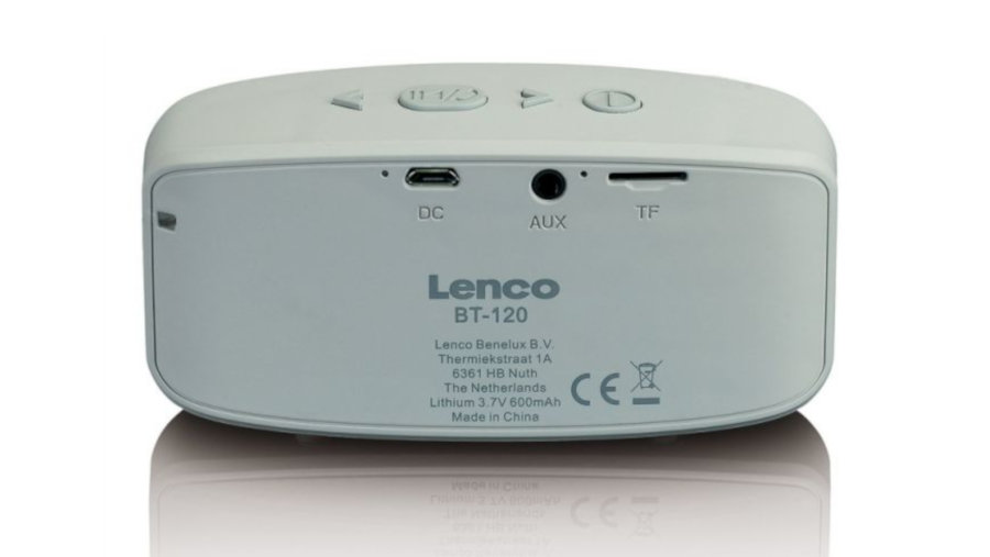 Głośnik Mobilny LENCO BT 120 Szary - Karta Pamięci