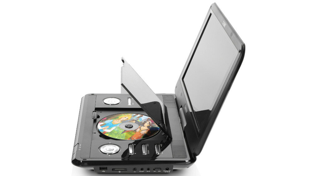 Przenośny odtwarzacz DVD LENCO DVP-1273  - źródła danych i formaty