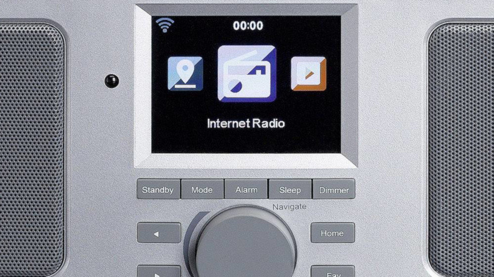Radio Internetowe LENCO DIR-150 Drewny - Wyświetlacz