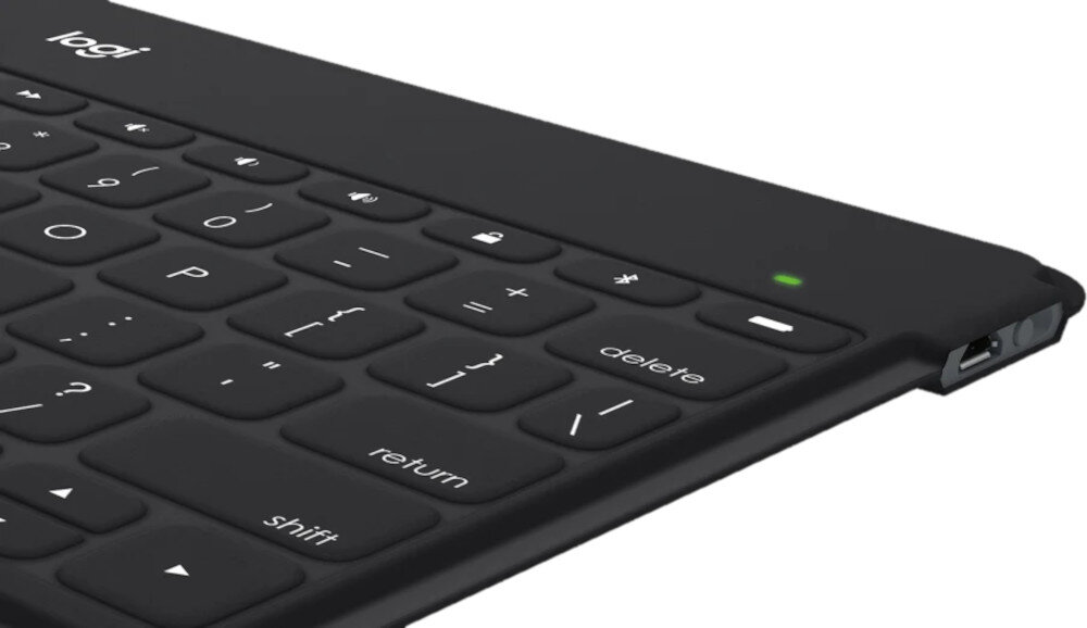 Klawiatura LOGITECH Keys To Go Czarny akumulator dioda