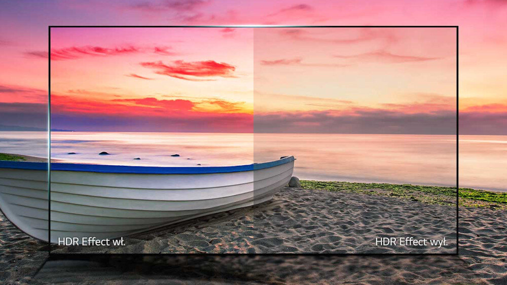 Telewizor LG UJ635V  - kontrast