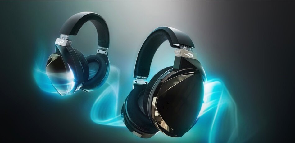 SŁUCHAWKI GAMING ASUS ROG STRIX FUSION 500 podswietlenie nowoczesny design