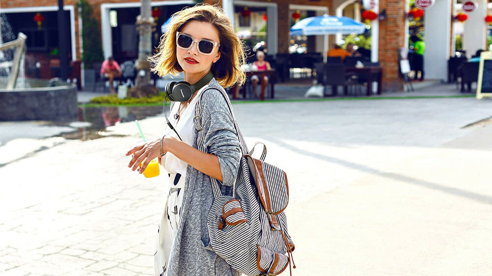 Słuchawki nauszne PANASONIC RP-HF300E  - pilot