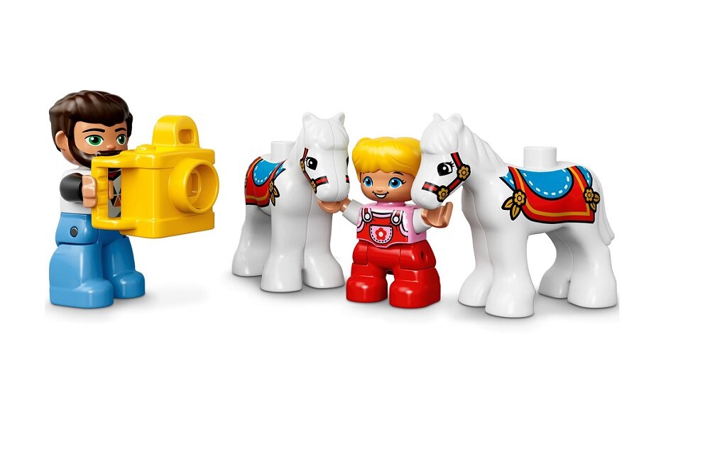 LEGO Duplo Duże wesołe miasteczko 10840 kreatywna zabawa prawidłowy rozwój merytoryczny dziecka klocki figurki minifigurki bez zasilania klasyczna zabawa wysoka jakość lego wielogodzinna zabawa 