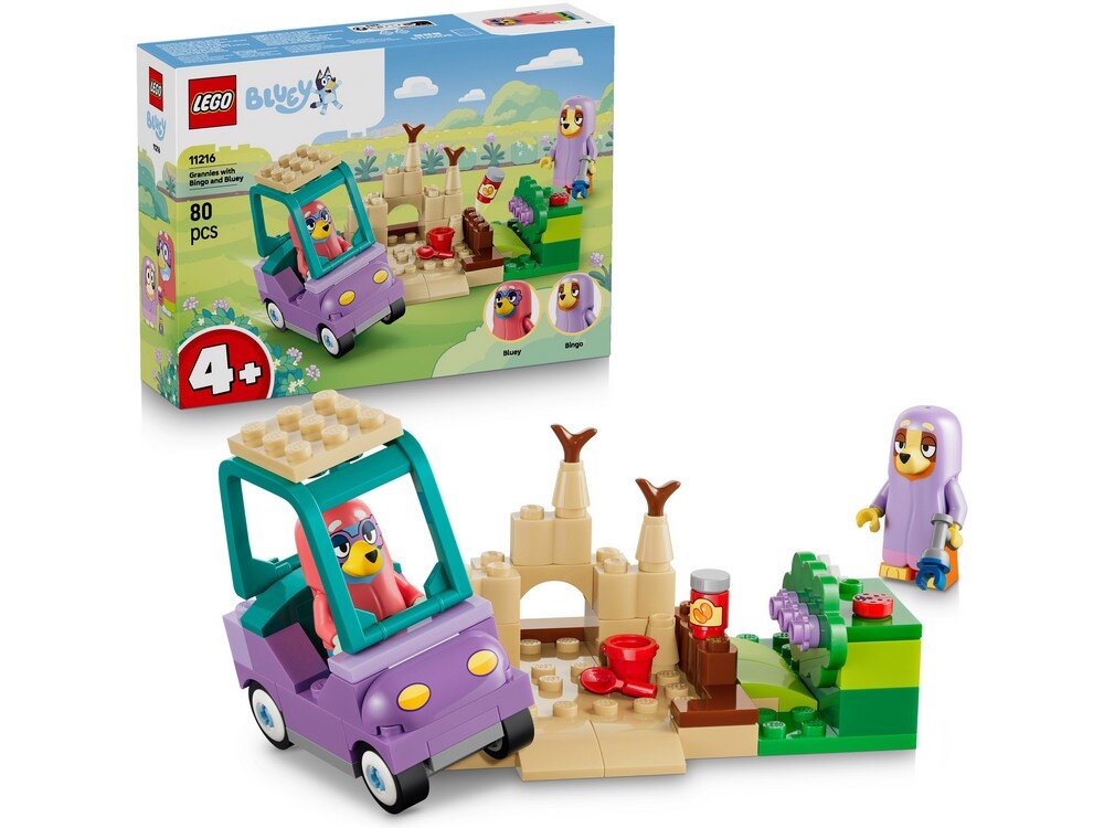 LEGO 11216 Bluey Babunie z Bingo i Bluey