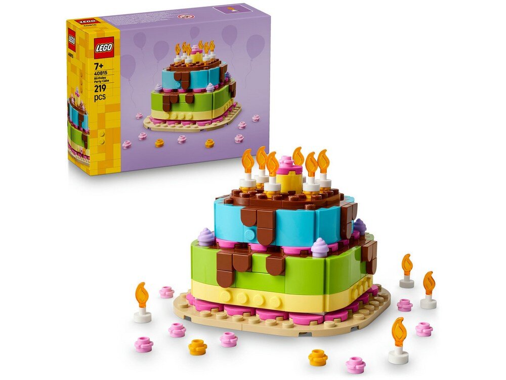 LEGO 40815 Iconic Tort na przyjęcie urodzinowe 