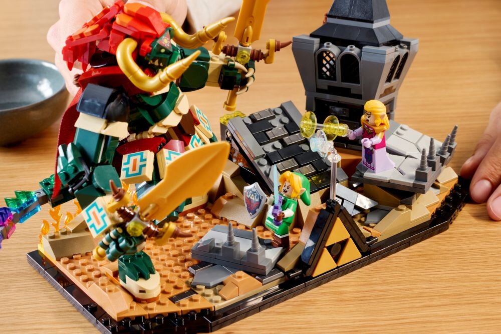 LEGO 77093 The Legend of Zelda Ocarina of Time – The Final Battle prezent dla dorosłych fanów gier i kolekcjonerów LEGO