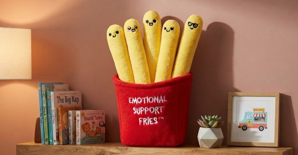 Maskotka JUST PLAY Emotional Support Frytki 98613-EU0-1B006HT0RL