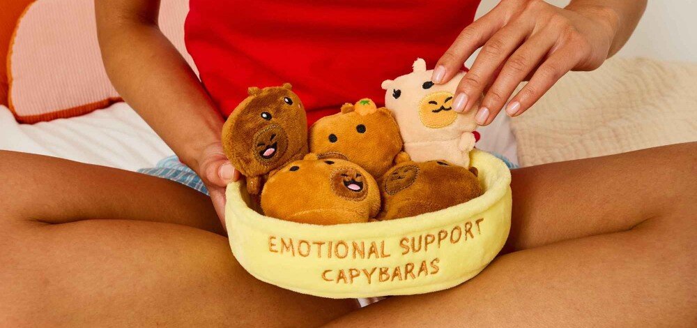 Maskotka JUST PLAY 98614 Emotional Support Kapibary na poprawę humoru 98614-EU0-1B006HT0RL