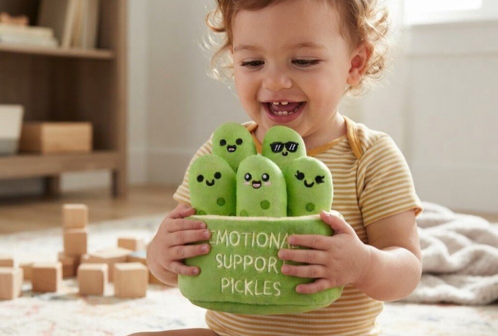 Maskotka JUST PLAY Emotional Support Piklowane ogórki 98618-EU0-1B006HT0RL