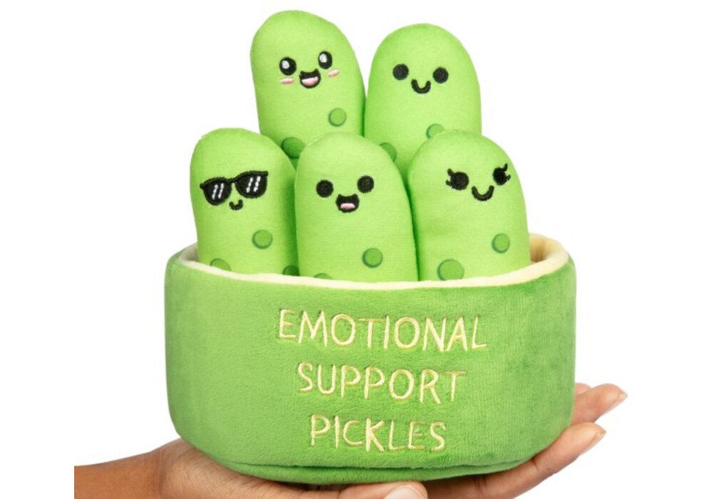 Maskotka JUST PLAY Emotional Support Piklowane ogórki 98618-EU0-1B006HT0RL