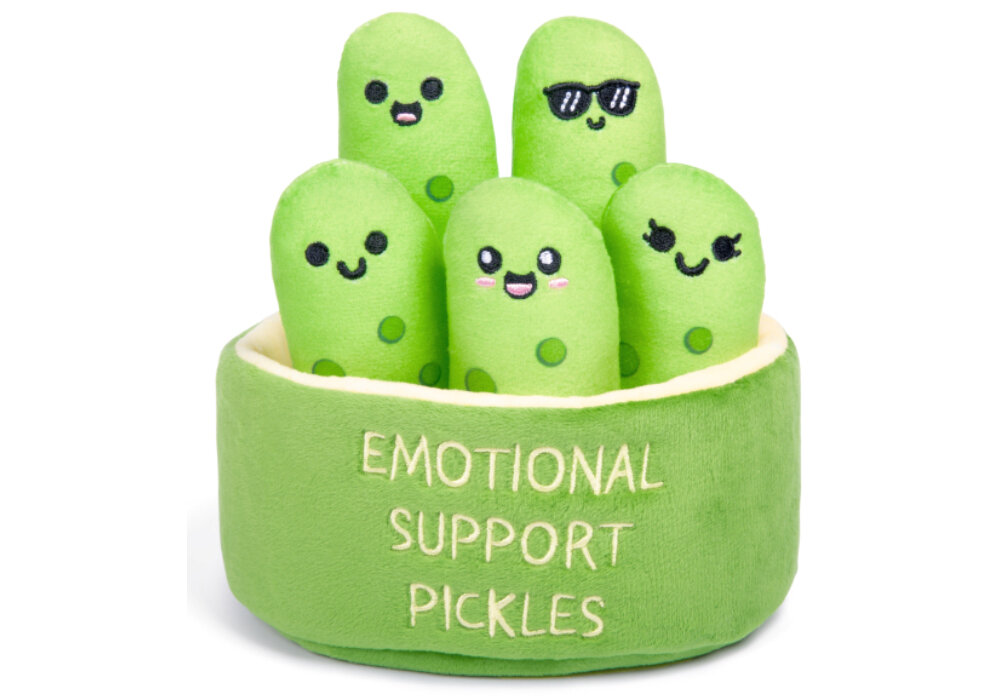 Maskotka JUST PLAY Emotional Support Piklowane ogórki 98618-EU0-1B006HT0RL