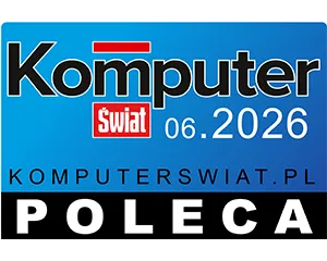Grafika przedstawia logo \'Komputer Świat\' z datą \'06.2026\' oraz napisem \'KOMPUTERSWIAT.PL POLECA\'.