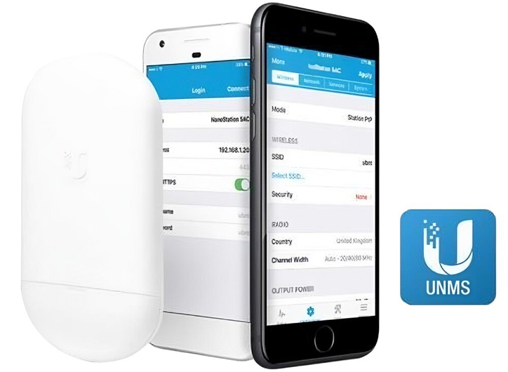 Punkt dostępu UBIQUITI NanoStation NS-5AC konfiguracja radio Wi-Fi