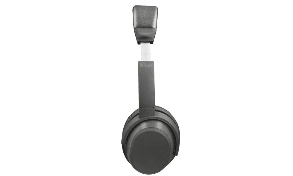 SŁUCHAWKI BLUETOOTH TRUST PAXO ANC NAUSZNE CZARNE odbieranie połączeń wbudowany mikrofon